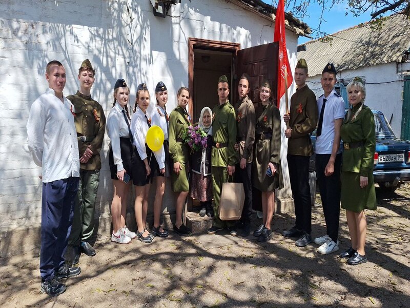В гости к ветеранам.